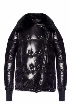 'seelisberg' quilted jacket with fur collar, zdjęcie 1 'seelisberg' quilted jacket with fur collar od Moncler Grenoble